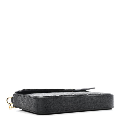 Louis Vuitton Empreinte Pochette Felicie Chain Wallet Black 3 of 6
