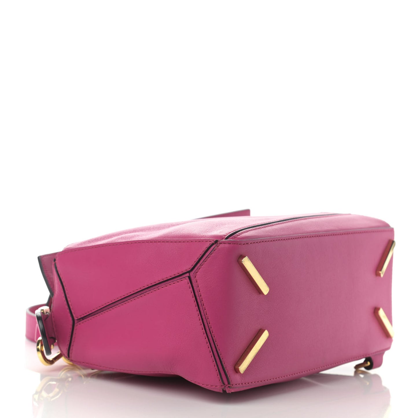 Calfskin Small Puzzle Bag Fuchsia