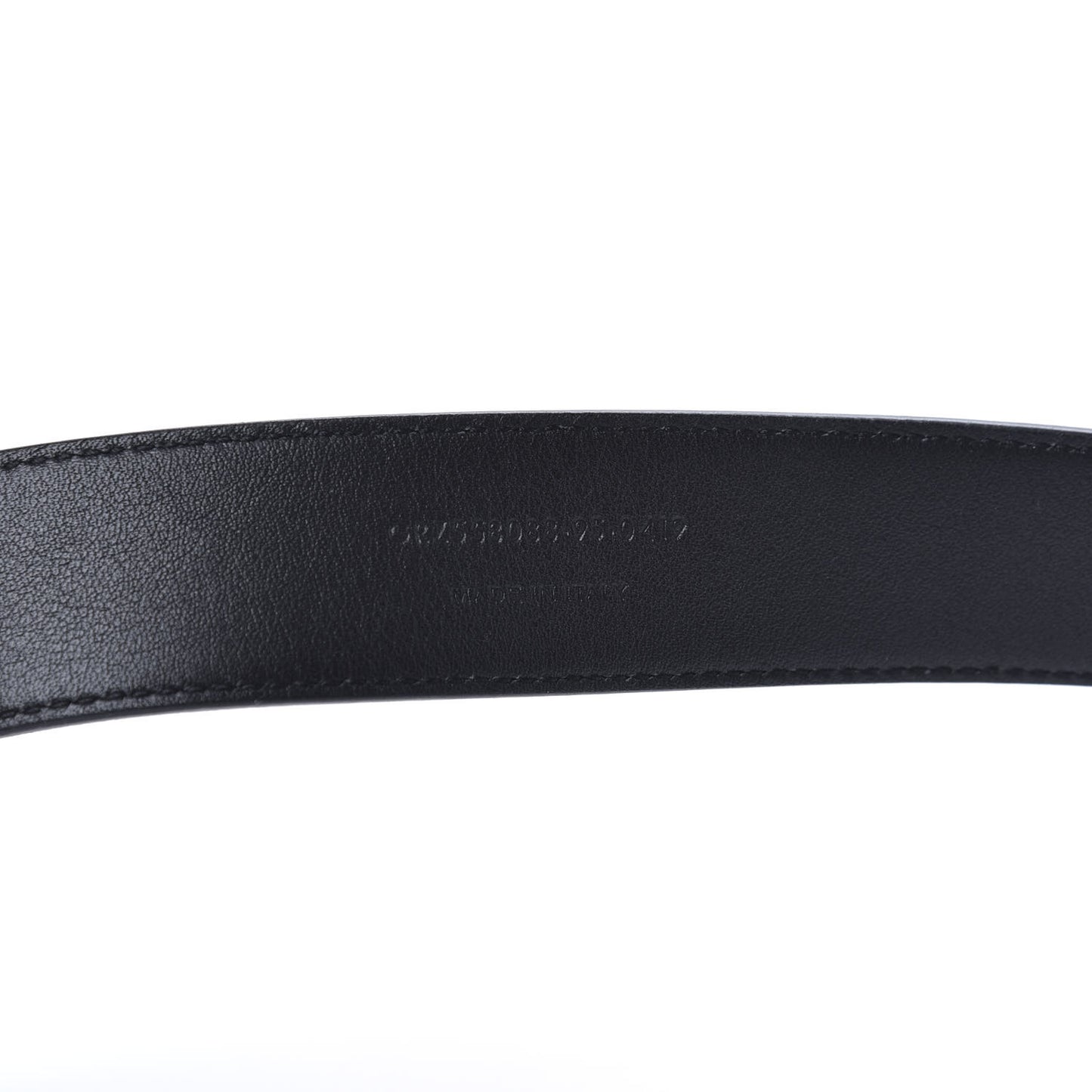 Smooth Calfskin Monogram Square Buckle Belt 95 38 Black