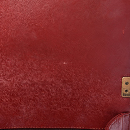 Chanel Goat Hair Small Boy Flap Red 14 of 20