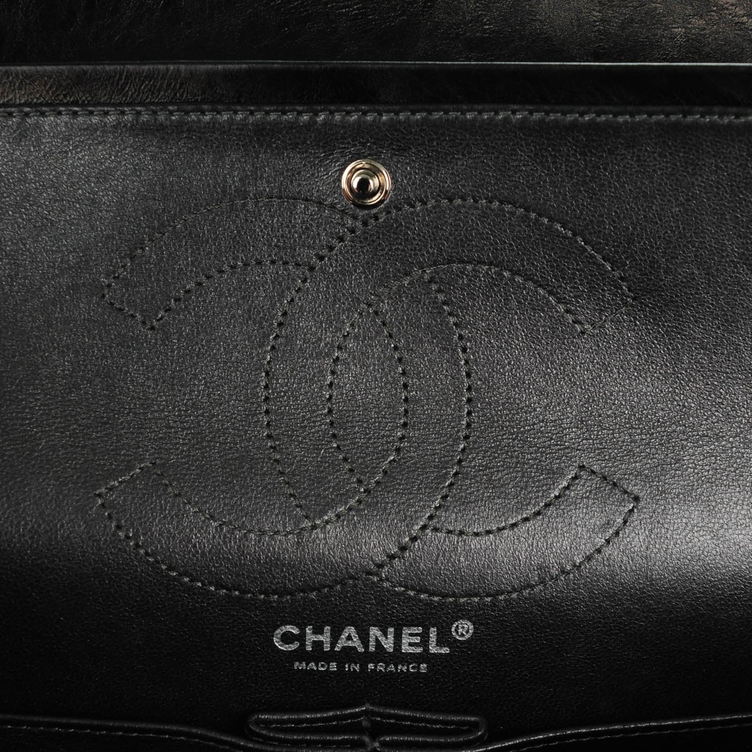 Chanel Metallic Calfskin Quilted 2.55 Reissue 226 Flap Black 5 of 7
