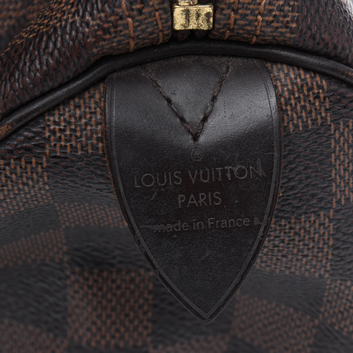 Louis Vuitton Damier Ebene Speedy 30 5 of 34
