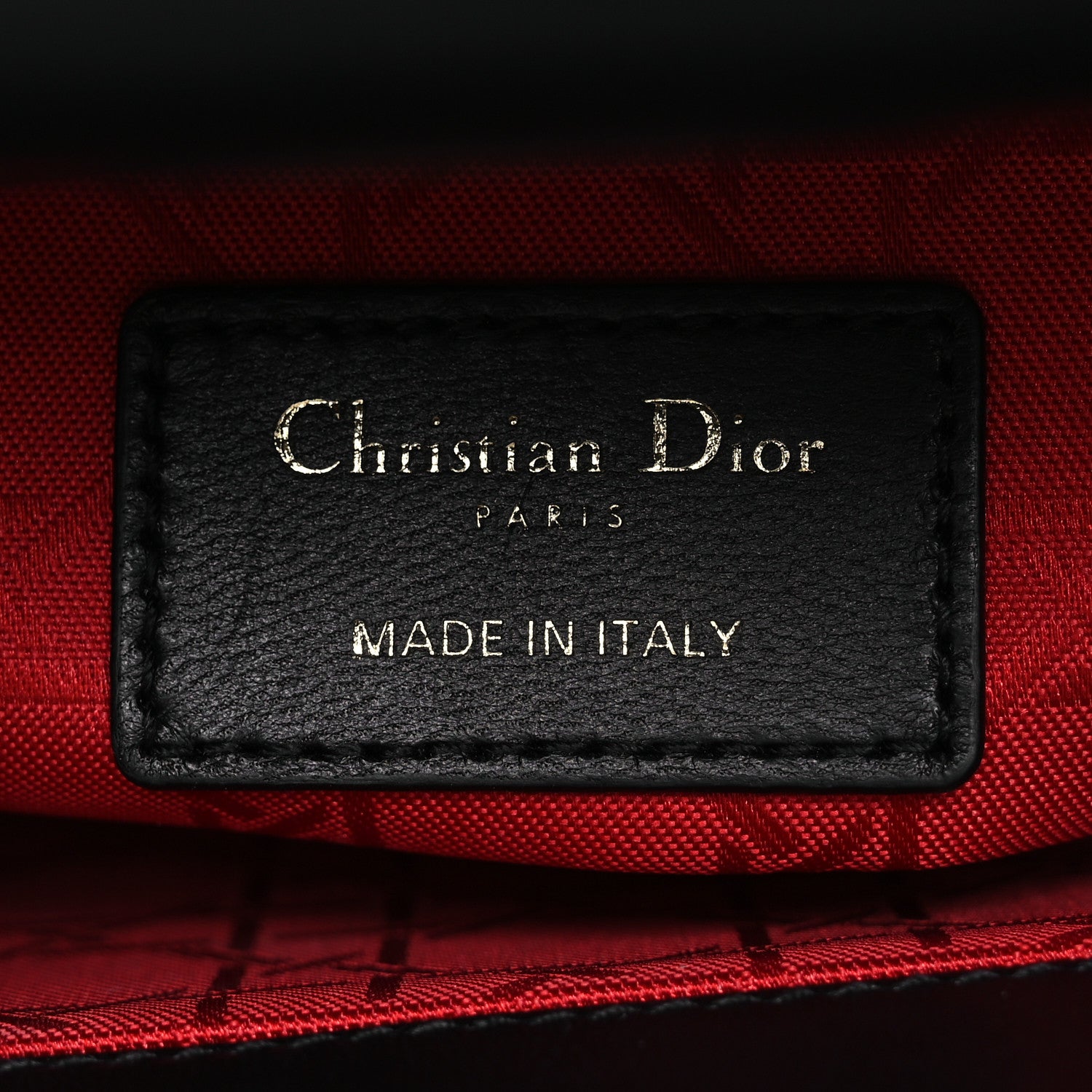 Christian Dior Lambskin Cannage Small My ABCDior Lady Dior Black 6 of 14