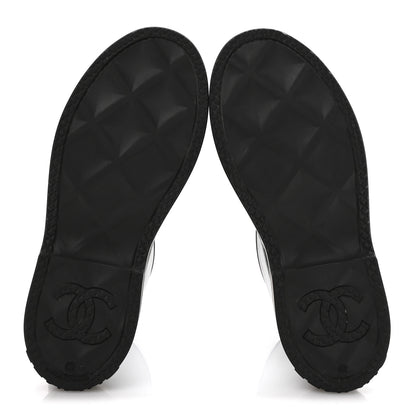 Chanel Caoutchouk CC High Boots 41 Black 6 of 9