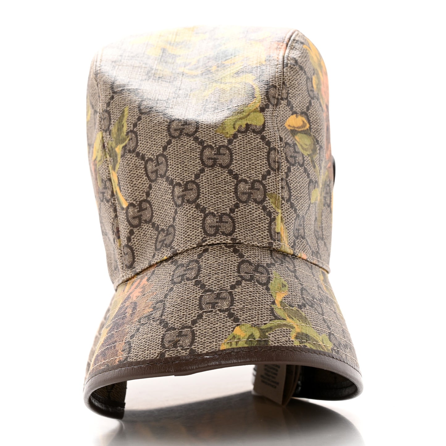 GG Supreme Monogram Azalea Calfskin Dusty Carnation Retro Interlocking G Bucket Hat M Beige Ebony Multicolor