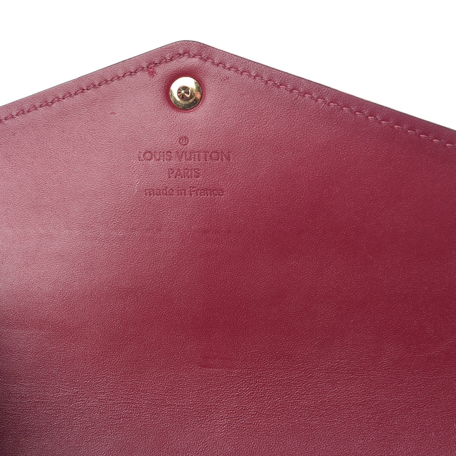 Louis Vuitton Vernis Sarah Wallet NM Magenta 6 of 6