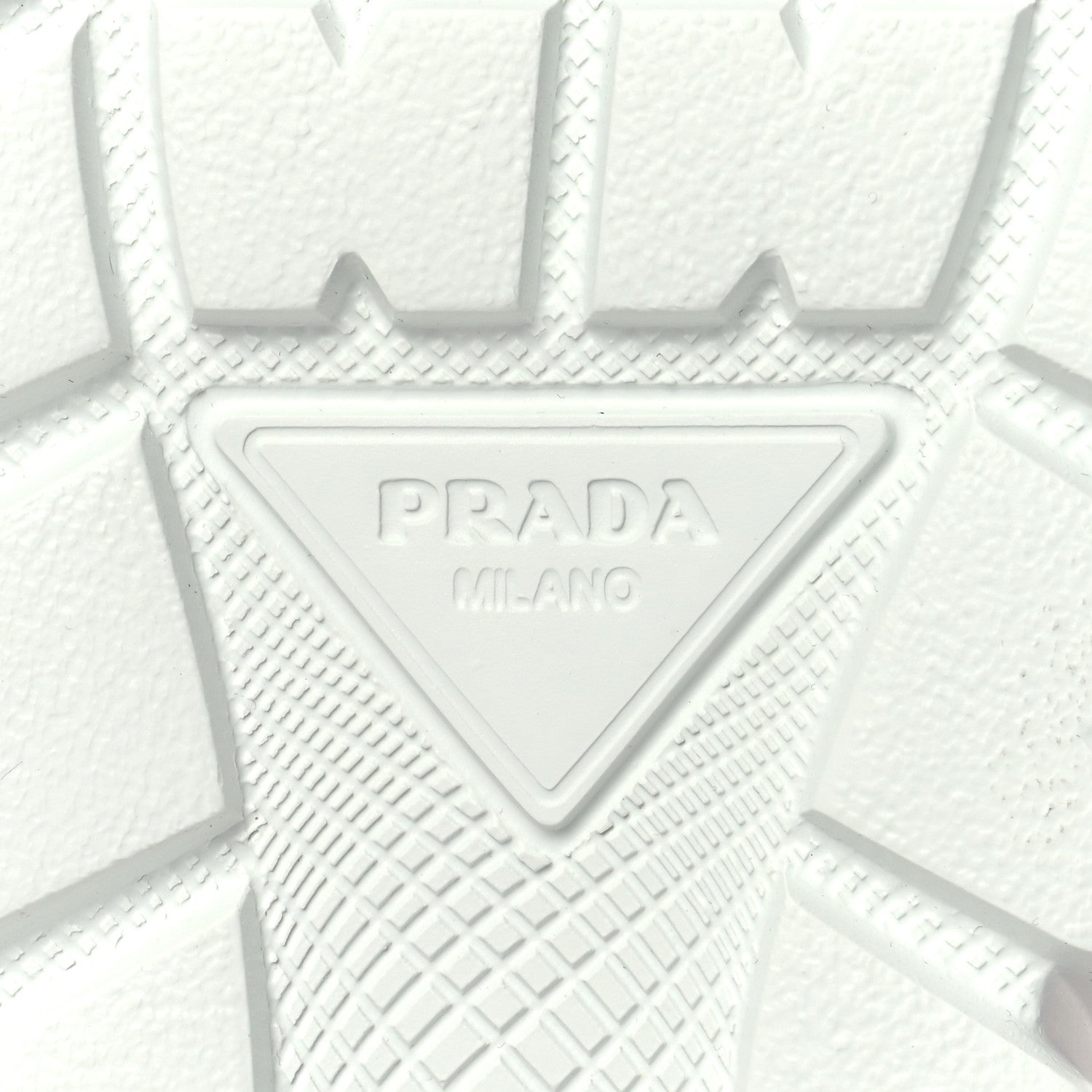 Prada Re-Nylon Gabardine Rubber Triangle Logo Quilted Womens Rush Piuma 50mm Mid Sneakers 36.5 Alabastro 7 of 9
