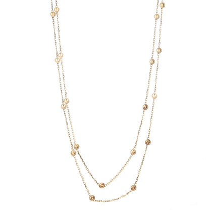 Cartier 18K Yellow Gold Long Station LOVE Necklace 1 of 7