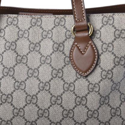 Gucci Soft GG Supreme Monogram Small Crossbody Tote Beige Cuir 11 of 11