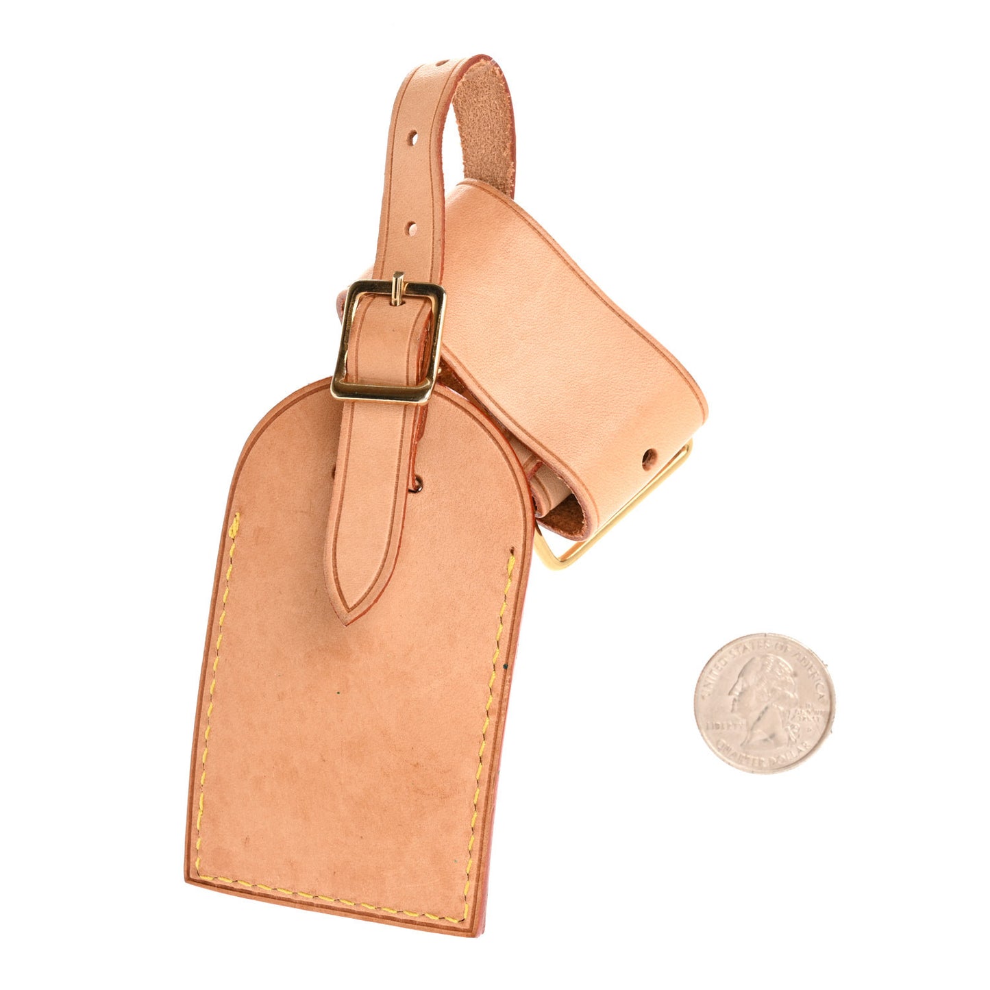 Vachetta Luggage Tag and Loop Set