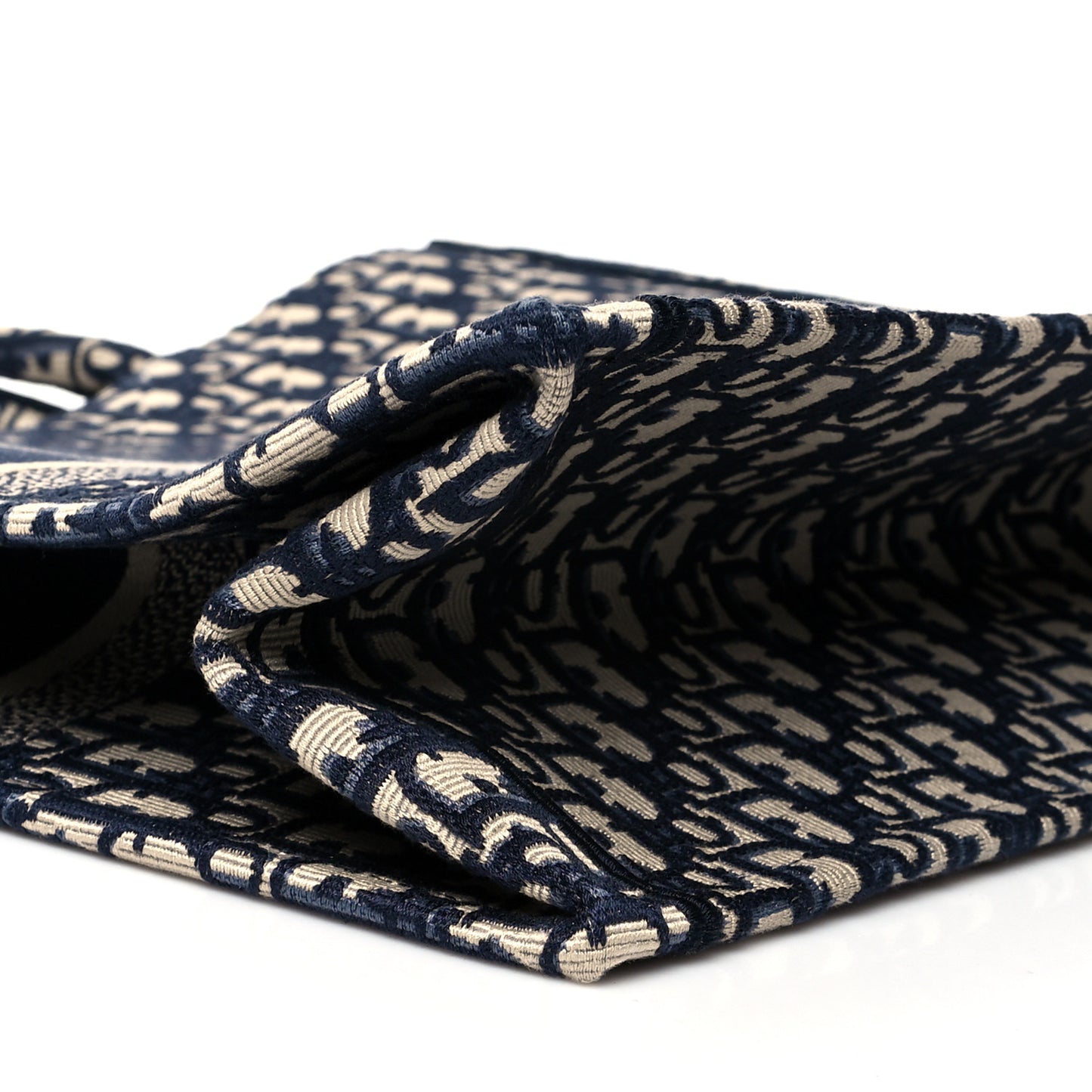 Oblique Large Book Tote Blue Multicolor