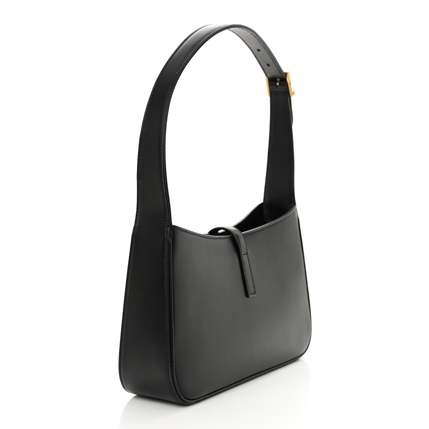 Saint Laurent Smooth Calfskin Le 5 A 7 Hobo Black 3 of 11