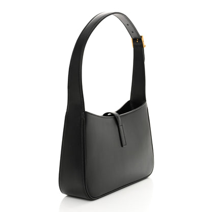 Saint Laurent Smooth Calfskin Le 5 A 7 Hobo Black 3 of 11