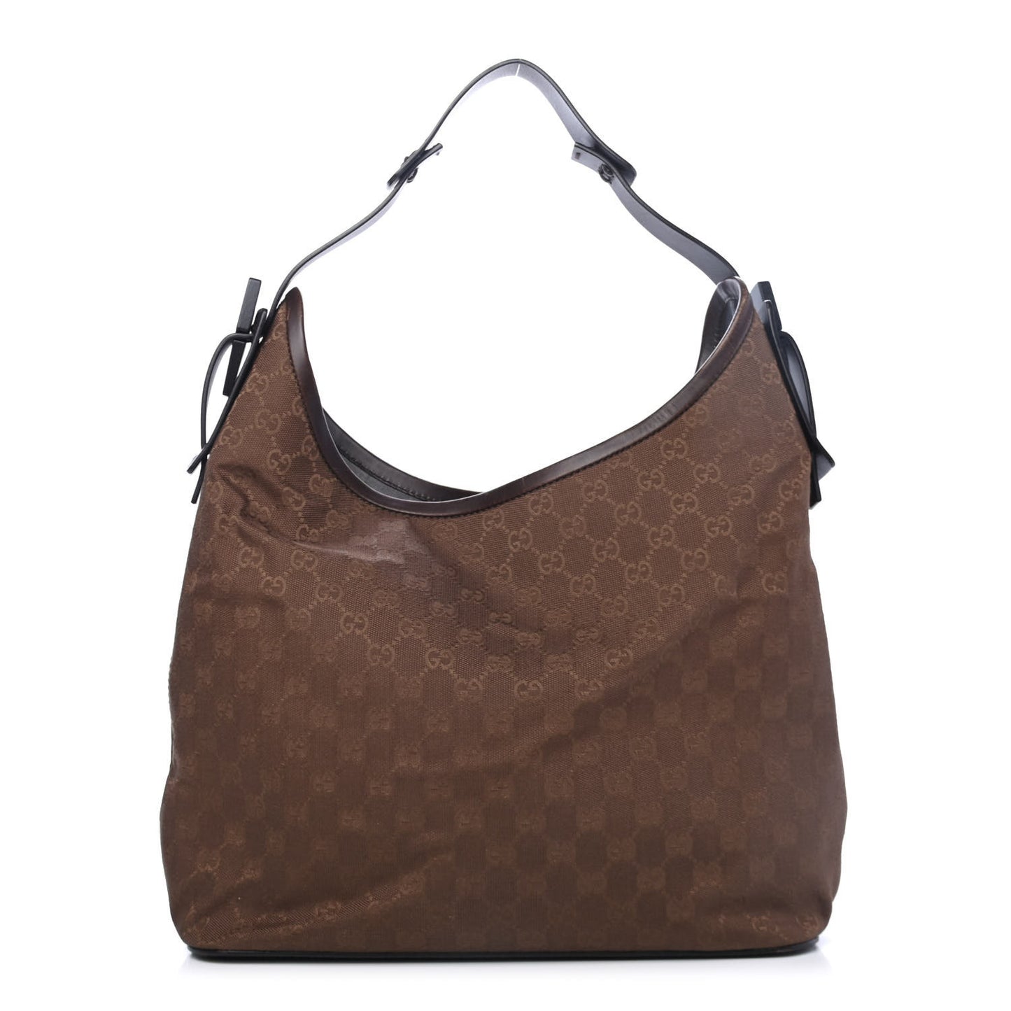 Monogram Hobo Dark Brown