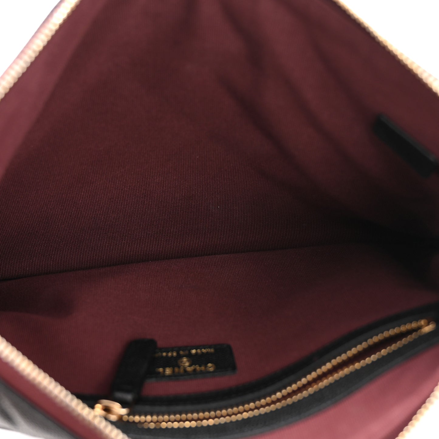 Caviar Quilted Medium Cosmetic Case Black