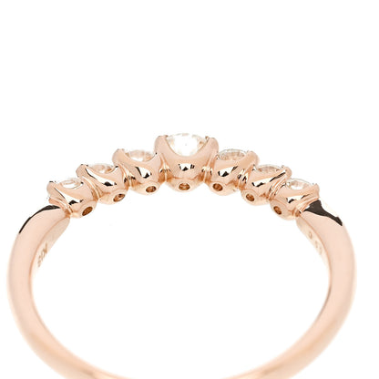 Parker & West by FASHIONPHILE 18K Rose Gold Diamond .50ctw Half Eternity Ring 51 5.75 8 of 10