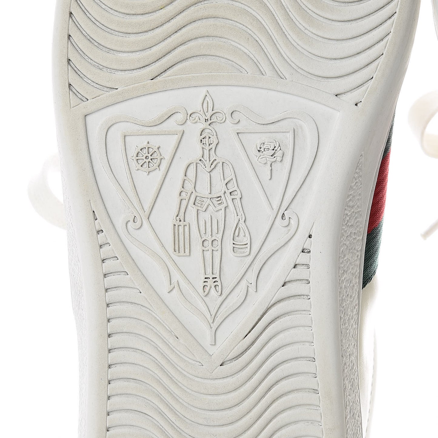 Miro Soft Calfskin Laminated Ayers Web Bee Embroidered Mens Ace Sneakers 9 White Red Flame Green