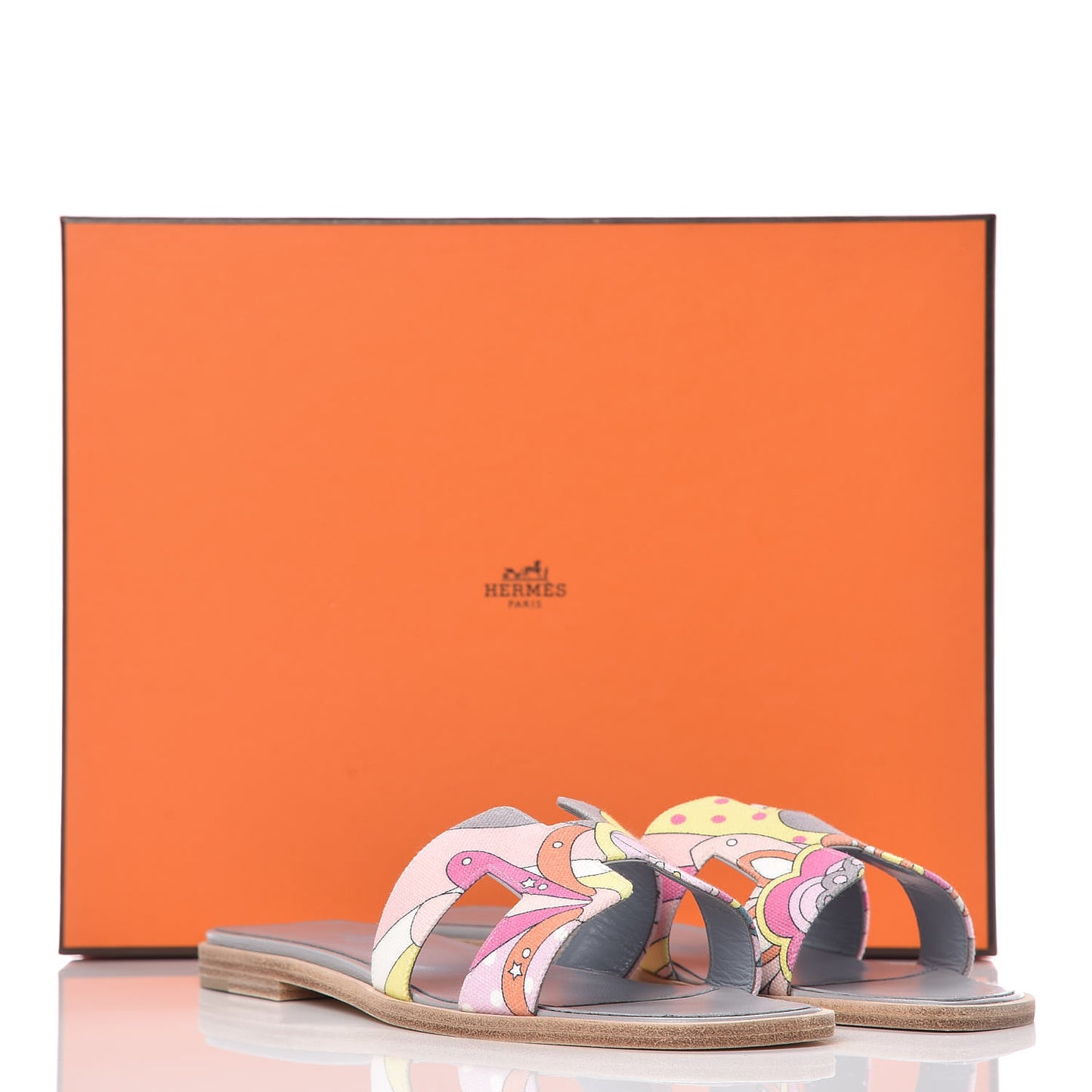 Canvas Faubourg Rainbow Oran Sandals 36 Multicolore Bleu Beton