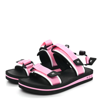 Louis Vuitton Monogram Flat Arcade Sandals 40 Pink 3 of 8