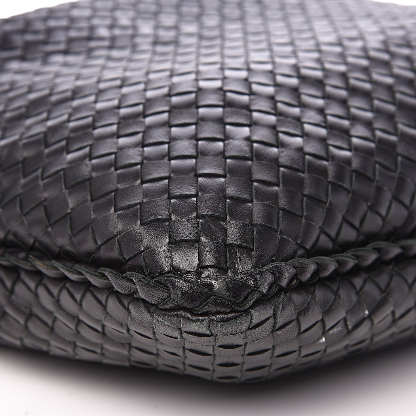 Nappa Intrecciato Large Veneta Hobo Black
