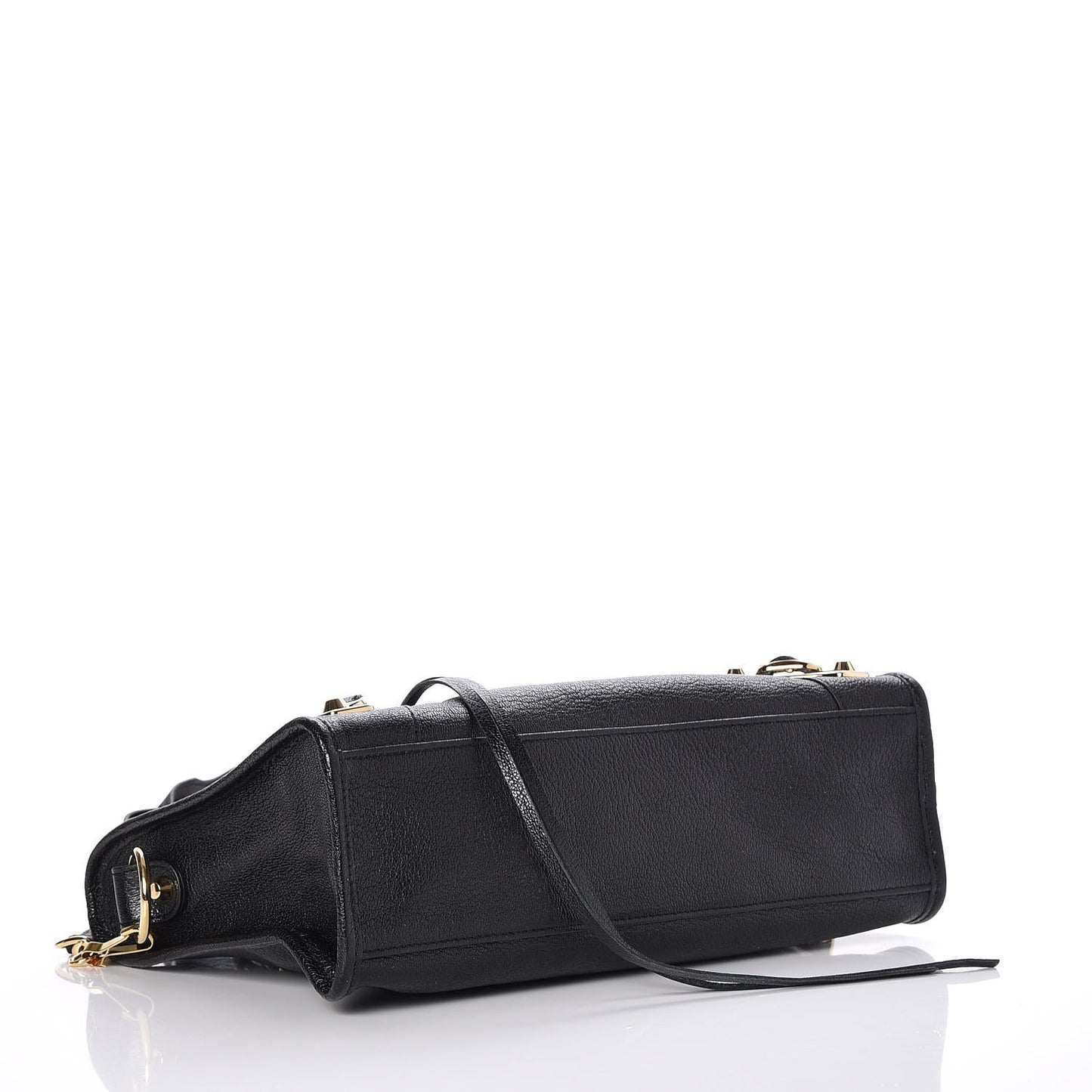 Chevre Gold Metallic Edge Hardware S City Black