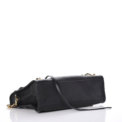 Balenciaga Chevre Gold Metallic Edge Hardware S City Black 4 of 8