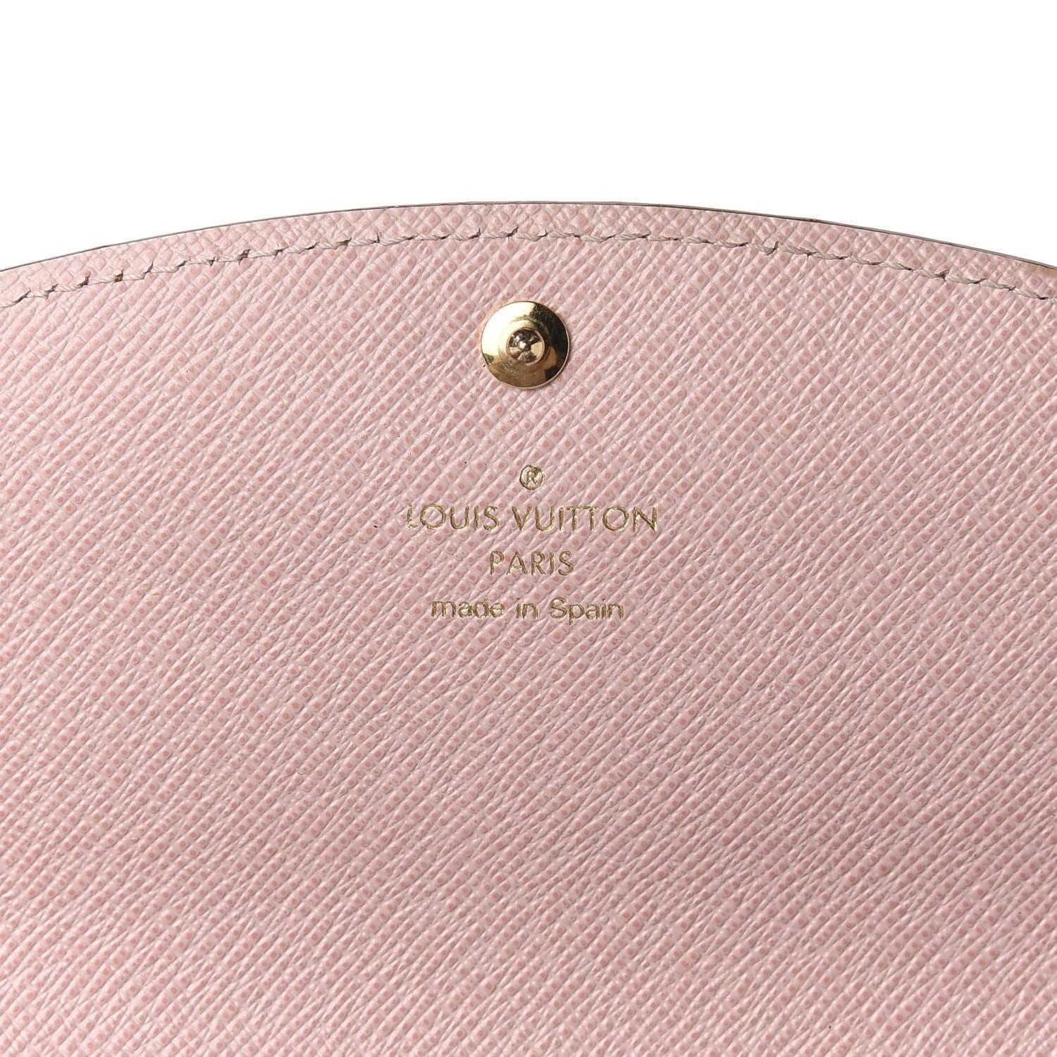 Louis Vuitton Damier Ebene Caissa Wallet Rose Ballerine 5 of 8
