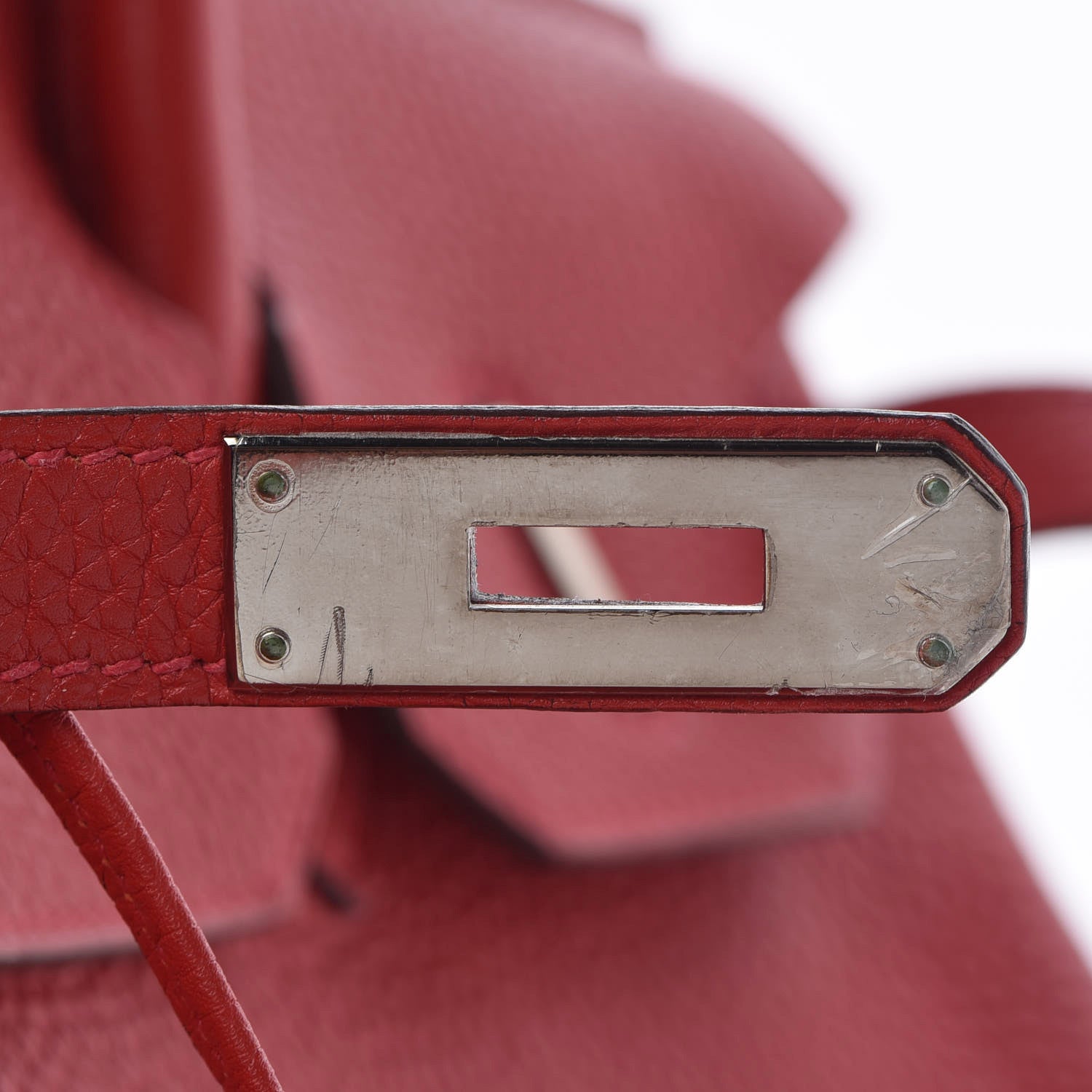 Hermes Togo Birkin 30 Rouge Casaque 11 of 19