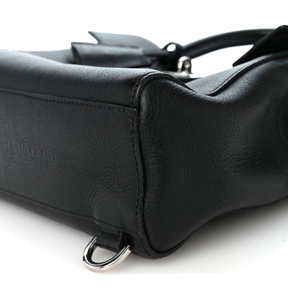 Mulberry Natural Leather Mini Cara Delevigne Convertible Satchel Black 10 of 10