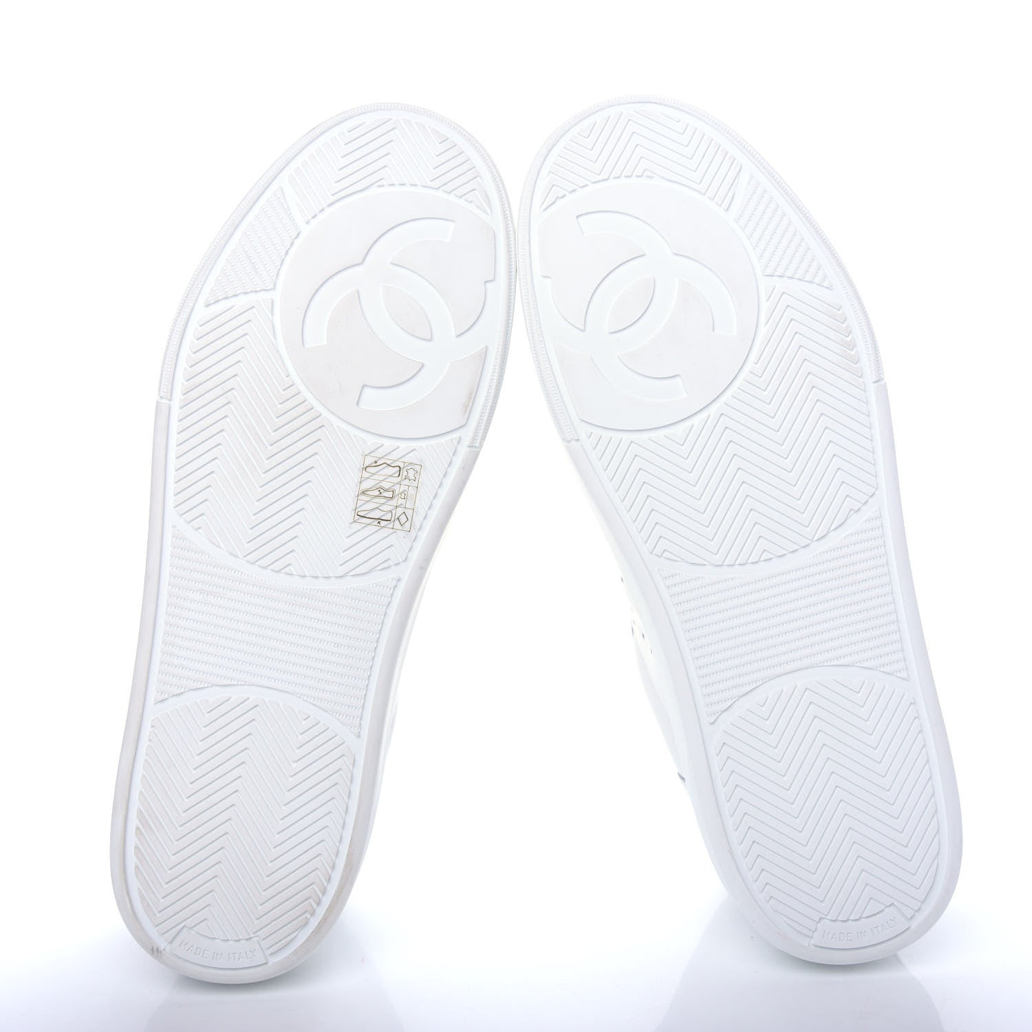 Chanel Calfskin Womens Logo Sneakers 40.5 White 6 of 11
