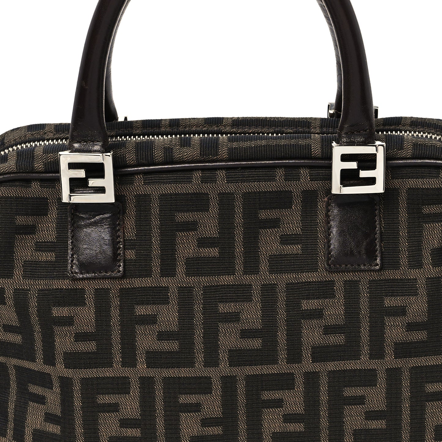 Zucca Top Handle Tote Tobacco