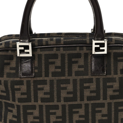 Fendi Zucca Top Handle Tote Tobacco 5 of 11