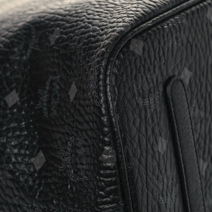 MCM Visetos Large Liz Reversible Shopper Tote Black 7 of 19