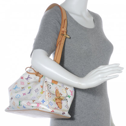 Louis Vuitton Monogram Multicolor Petit Noe White 2 of 6