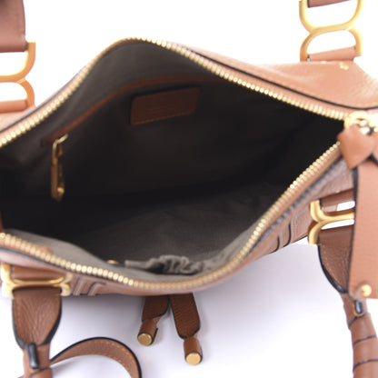 Chloe Calfskin Medium Marcie Satchel Tan 4 of 9