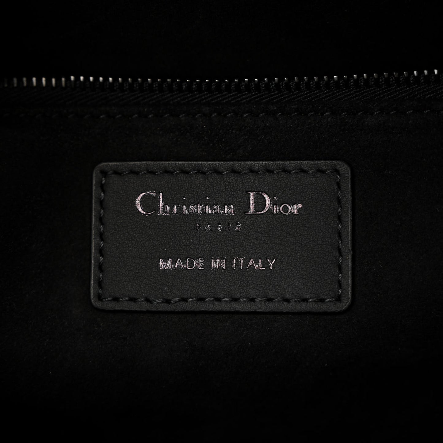 Ultra Matte Calfskin Cannage Large Lady Dior Black