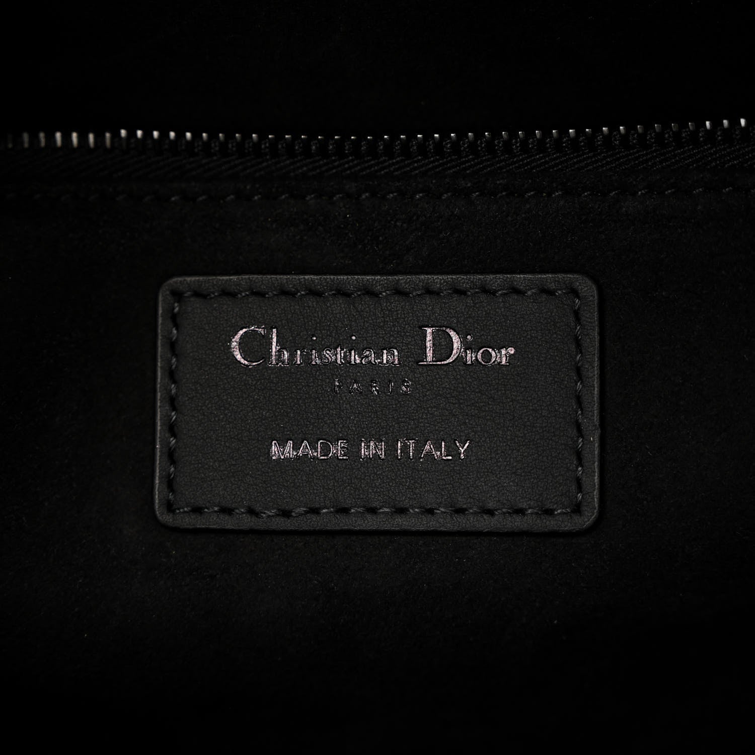 Christian Dior Ultra Matte Calfskin Cannage Large Lady Dior Black 6 of 10