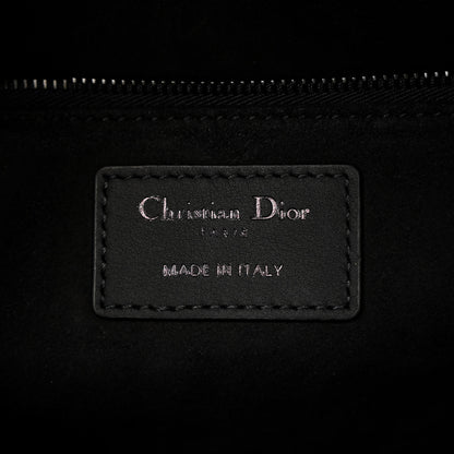 Christian Dior Ultra Matte Calfskin Cannage Large Lady Dior Black 6 of 10