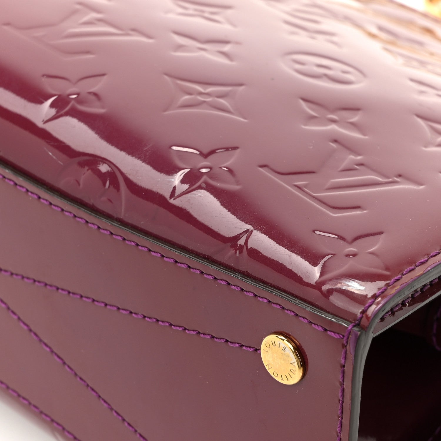 Louis Vuitton Vernis Virginia PM Amethyste 13 of 16