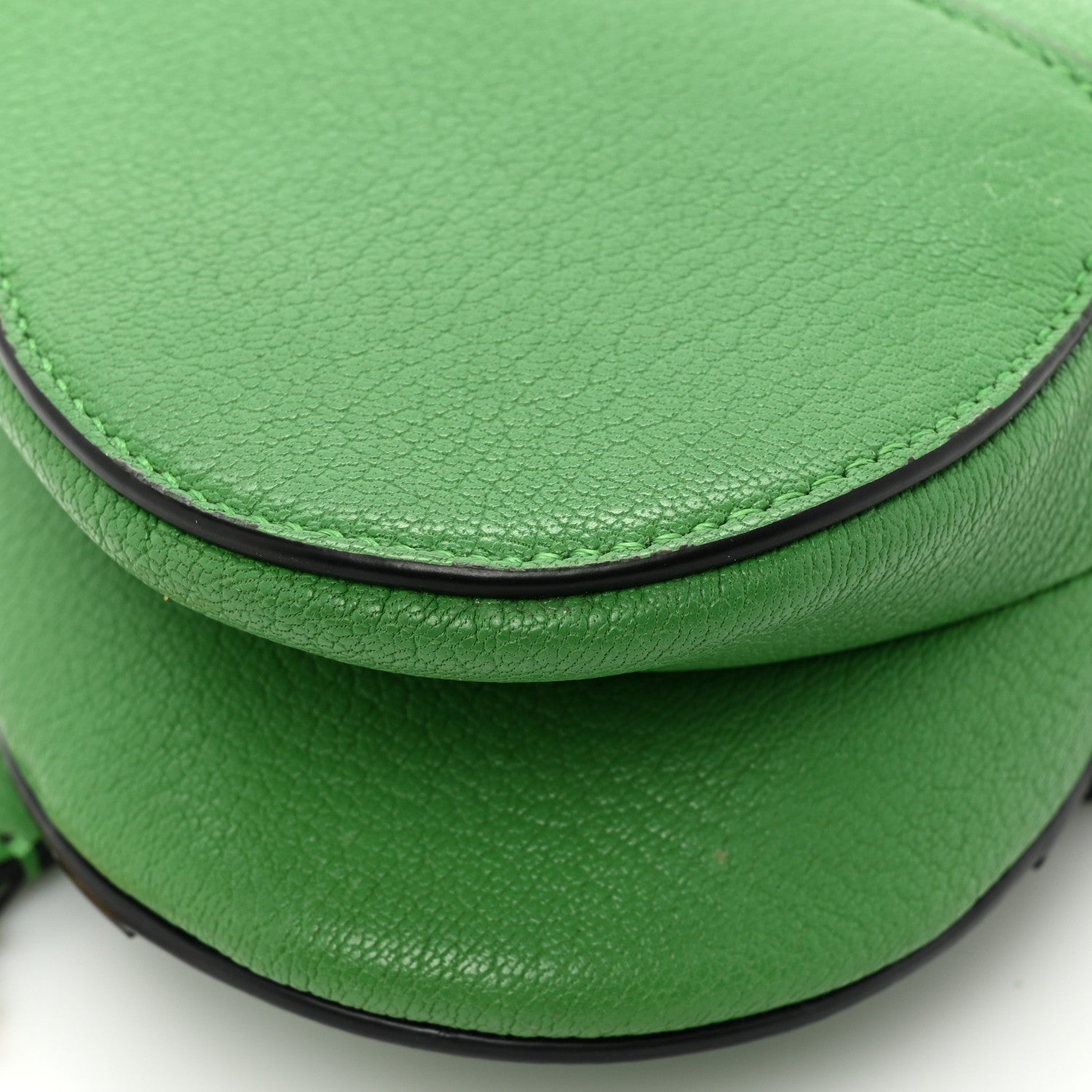 Christian Dior Goatskin Micro Saddle Bag Green 14 of 16