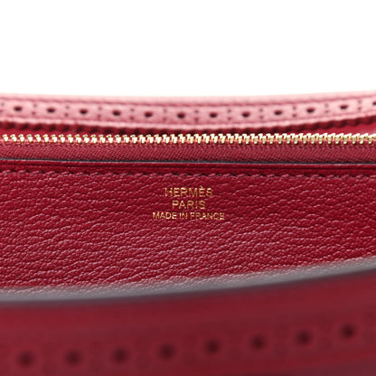 Hermes Swift Ghillies Kelly Longue Wallet Rouge Grenat 6 of 6
