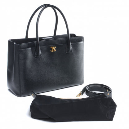 Chanel Calfskin Cerf Executive Shopper Tote Black 6 of 11