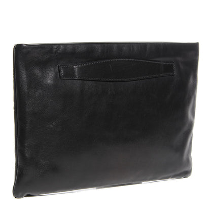 Prada Nappa Embossed Logo Clutch Nero Black 3 of 11