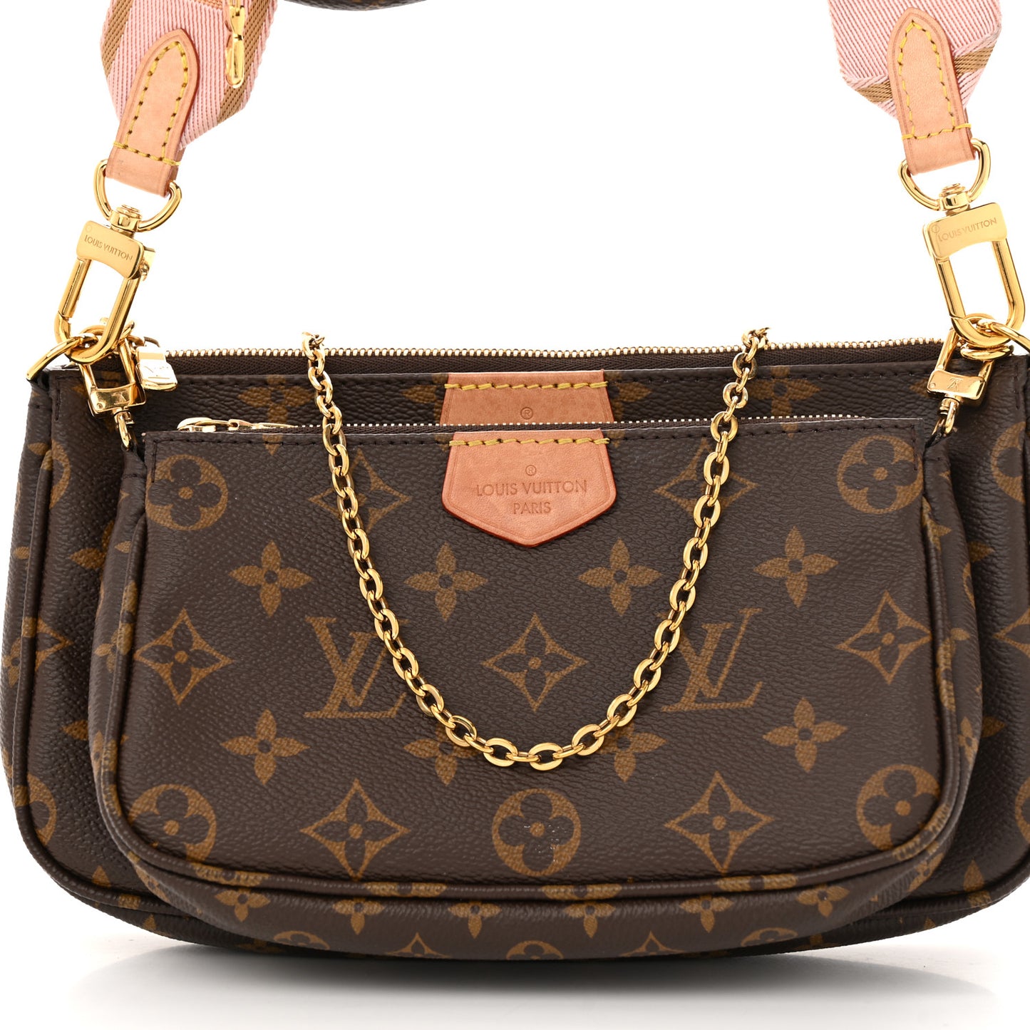 Monogram Multi Pochette Accessories Rose Clair