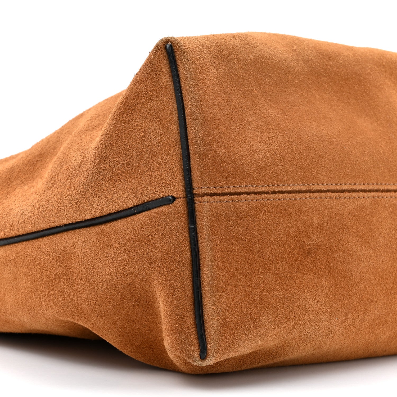 Loewe Suede Flamenco Knot Bag Tan 9 of 11