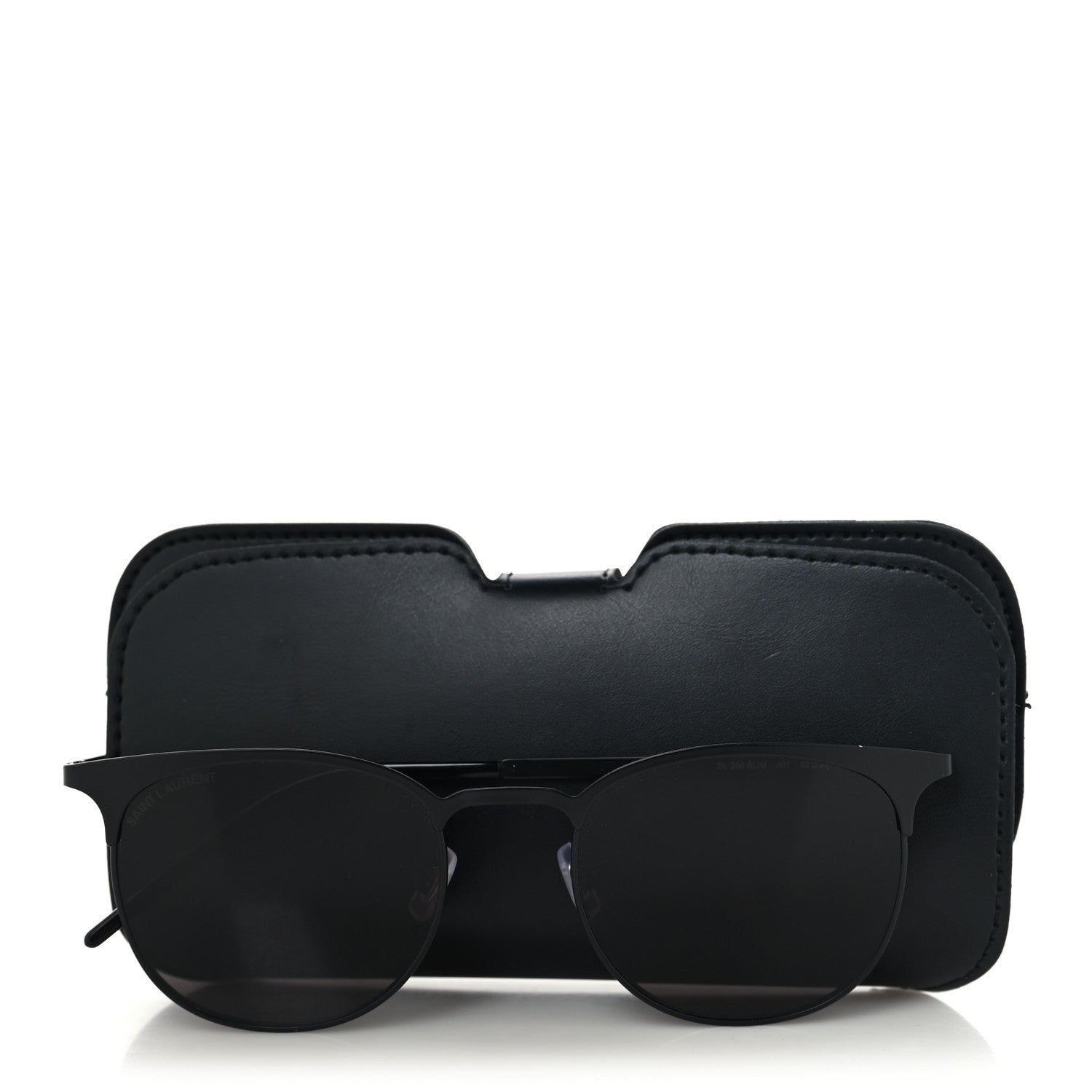 Saint Laurent Acetate Metal SL350 Sunglasses Black 7 of 7