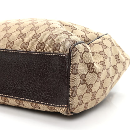 Gucci Monogram Medium Charmy Shoulder Bag Dark Brown 10 of 11