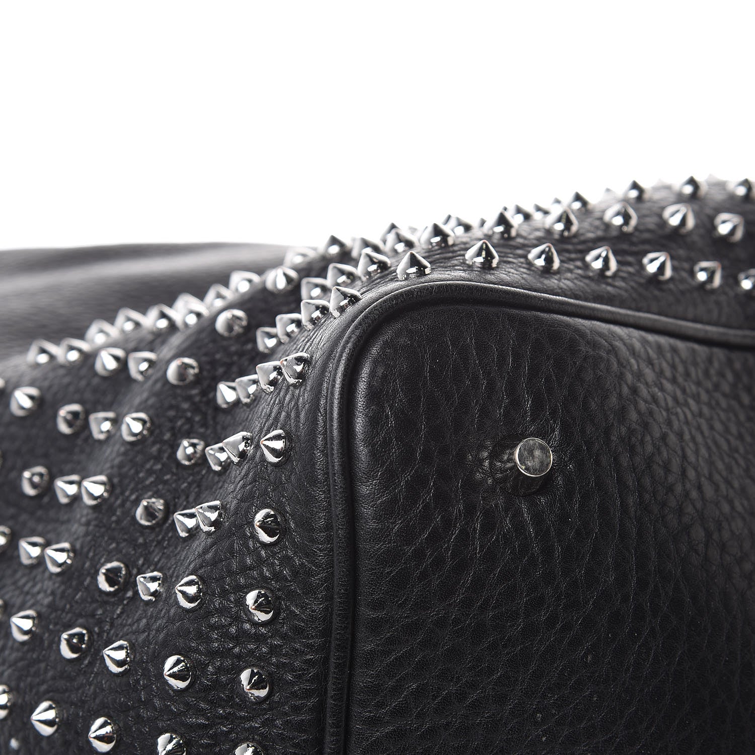 Burberry Calfskin Studded Medium Susanna Hobo Black 7 of 9