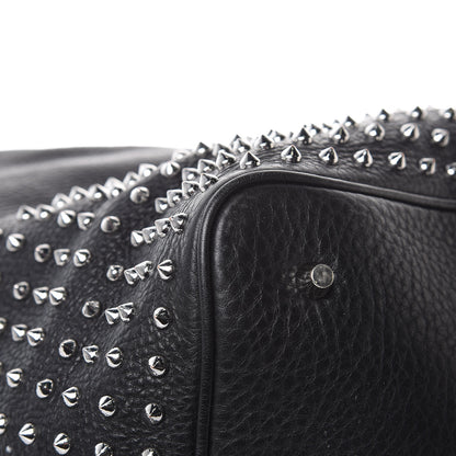 Burberry Calfskin Studded Medium Susanna Hobo Black 7 of 9
