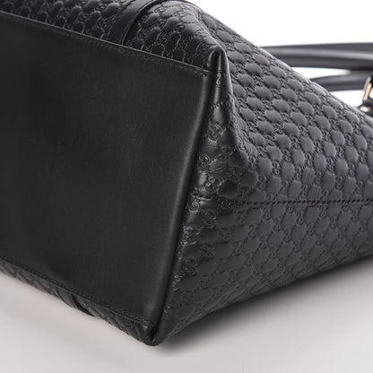 Gucci Soft Microguccissima Dome Satchel Black 9 of 9